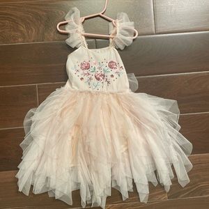 Pink Cotton On Tulle Dress